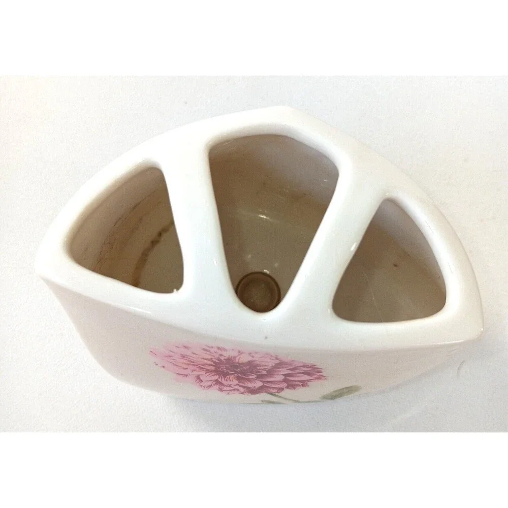Flower Toothbrush Holder and Tumbler Ceramic Bed Bath & Beyond Pink Dahlia
